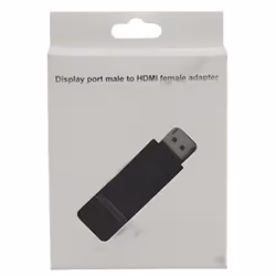 Valueline CMP-ADAP571 changeur de genre de câble DisplayPort (M) HDMI A (F) Noir