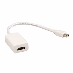 Valueline CABLE-1107-0.2 câble vidéo et adaptateur 0,2 m Mini DisplayPort HDMI Type A (Standard) Blanc