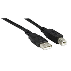Valueline CABLE-149-1.8 câble USB 1,8 m USB 2.0 USB A USB B Noir