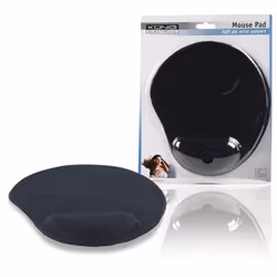 König CMP-MATGEL22 tapis de souris Noir