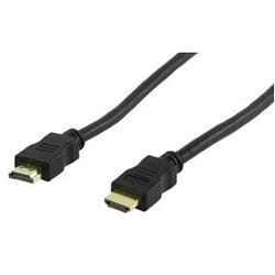 HQ HDMI 1.4 5m câble HDMI HDMI Type A (Standard) Noir
