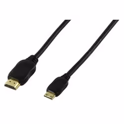 Valueline CABLE-5505-3.0, 3 m, HDMI Type A (Standard), HDMI Type C (Mini), Compatibilité 3D, Noir