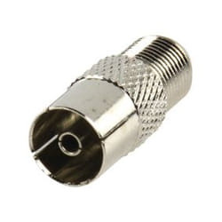 Valueline FC-028PROF changeur de genre de câble F Coaxial Argent