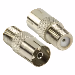Valueline FC-028PROF changeur de genre de câble F Coaxial Argent