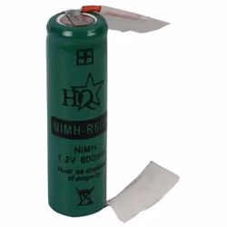 HQ NIMH-R6UW, 550 mAh, 1 Wh, Hybrides nickel-métal (NiMH), AA, 1,2 V, Vert