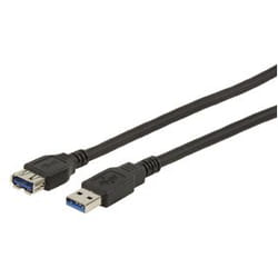 Valueline CABLE-1131-1.8 câble USB 1,8 m USB 3.2 Gen 1 (3.1 Gen 1) USB A Noir