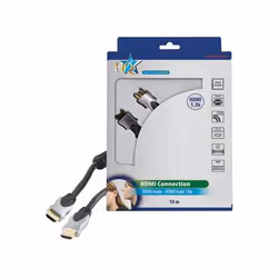 HQ 10m HDMI Ethernet, 10 m, HDMI Type A (Standard), HDMI Type A (Standard), Noir