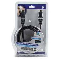 HQ 1.5m, HDMI M/M câble HDMI 1,5 m HDMI Type A (Standard) Gris