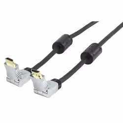 HQ 1.5m, HDMI M/M câble HDMI 1,5 m HDMI Type A (Standard) Gris