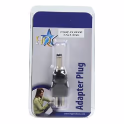 HQ PSUP-PLUG08, 3,5x1,35, Secteur, Noir