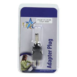 HQ PSUP-PLUG08 changeur de genre de câble 3,5x1,35 Secteur Noir