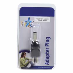 HQ PSUP-PLUG08 changeur de genre de câble 3,5x1,35 Secteur Noir