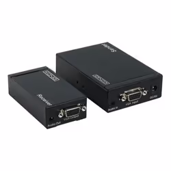 König CMP-REPEATVGA2 extension audio/video Émetteur et récepteur AV Noir