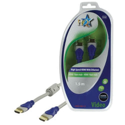 HQ SV-400-1.5 câble HDMI 1,5 m HDMI Type A (Standard) Bleu, Gris