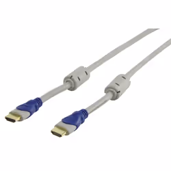 HQ SV-400-1.5 câble HDMI 1,5 m HDMI Type A (Standard) Bleu, Gris
