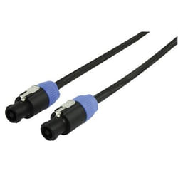 König CBSS4-15 câble audio 15 m Noir