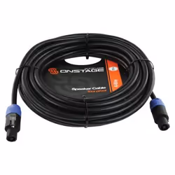 König CBSS4-15 câble audio 15 m Noir