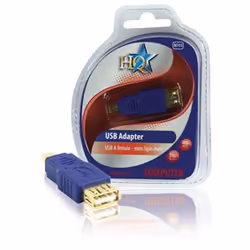 HQ SC-111, USB A, Mini USB 5pin, Bleu
