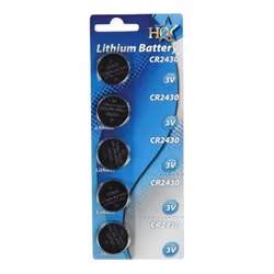 HQ CR2430, Batterie à usage unique, CR2430, Lithium, 3 V, 5 pièce(s), 280 mAh