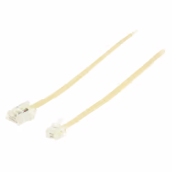 HQ HQBF-T017-3.0 câble de téléphone 3 m Blanc
