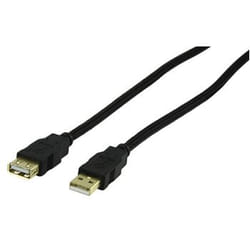 HQ HQCF-M012-1.8 câble USB 1,8 m USB 2.0 USB A Noir