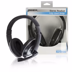 König CMP-HEADSET130 Noir, Argent
