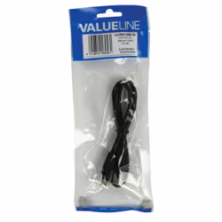 Valueline 0.5m Cat5e UTP câble de réseau Noir 0,5 m
