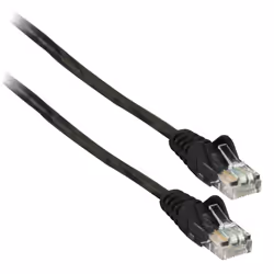 Valueline 0.5m Cat5e UTP câble de réseau Noir 0,5 m