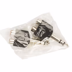 Valueline AC-011 changeur de genre de câble RCA 6,35 mm Noir