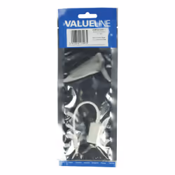 Valueline 0.2m, 3.5mm - 2x 3.5mm câble audio 0,2 m 3,5mm 2 x 3.5mm Blanc