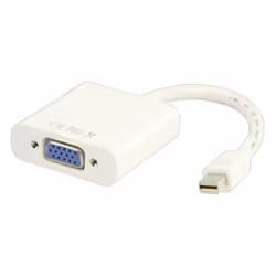 Valueline Mini DP - VGA, 0.2m, 0,2 m, VGA (D-Sub), Mini DisplayPort, Mâle, Femelle, Blanc
