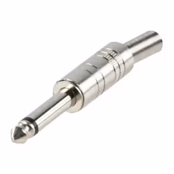 Valueline JC-013, 6.35mm, Argent, 1 pièce(s)
