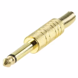 Valueline JC-032, 6.35mm, Or, Or, 1 pièce(s)