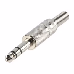 Valueline JC-017, 6.35mm, Argent, Métal, 1 pièce(s)