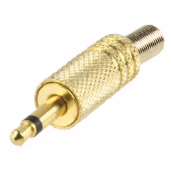 Valueline JC-030, 3.5mm, Or, Or, 1 pièce(s)