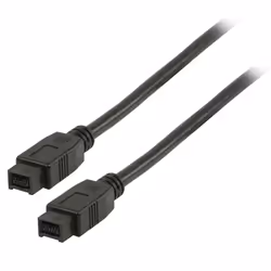 Valueline VLCP62700B2.00, 9-p, 9-p, Noir, Mâle/Mâle, 2 m, 1 pièce(s)