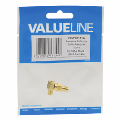 Valueline VLSP02111A changeur de genre de câble SMA Or