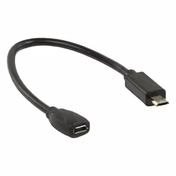 Valueline VLMP60900B0.20 câble USB 0,2 m Micro-USB B USB A Noir