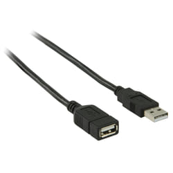 Valueline VLCP60010B20 câble USB 2 m USB 2.0 USB A Noir