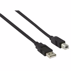 Valueline 5m, USB 2.0 A - B câble USB USB A USB B Noir