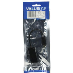 Valueline 0.2m MHL - HDMI + micro USB B m/f 0,2 m HDMI Type A (Standard) Micro-USB Type-B Noir