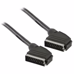 Valueline SCART, 1.50m Câble SCART 1,5 m SCART (21-pin) Noir
