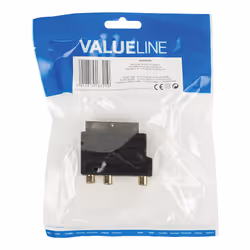 Valueline SCART/3x RCA + S-Video SCART (21-pin) 3 x RCA + S-Video Noir - Vue supplémentaire 5