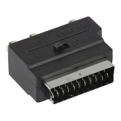 Valueline VLVP31902B câble vidéo et adaptateur SCART (21-pin) 3 x RCA + S-Video Noir - Vue supplémentaire 4