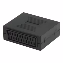 Valueline VLVP31950B, SCART (21-pin), SCART (21-pin), Femelle, Femelle, Noir, 1 pièce(s)