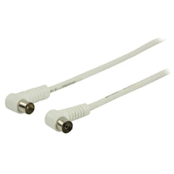 Valueline VLSP40100W15 câble coaxial 1,5 m Blanc