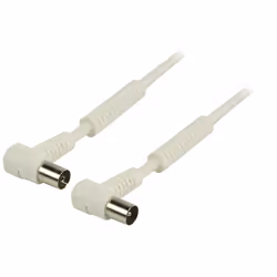 Valueline VLSP40110W250, 25 m, Coaxial, Coaxial, Blanc
