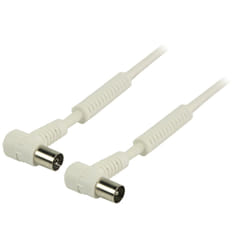 Valueline VLSP40110W250 câble coaxial 25 m Blanc
