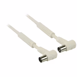 Valueline VLSP40110W250 câble coaxial 25 m Blanc