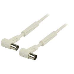 Valueline VLSP40120W250 câble coaxial 25 m Blanc
